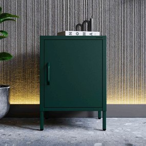 Éjjeliszekrény MIA, 424 x 595 x 400 mm, Modern: palack zöld szín