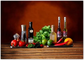 Fotótapéta flizelina 208x146 Zöldségek Fűszerek