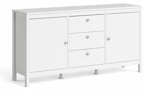 Tvilum Fehér tálalószekrény 3 fiókkal SALOMO