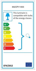 Fekete-rézszínű függőlámpa ø 14 cm Yildo – Opviq lights