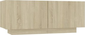 vidaXL sonoma-tölgy színű forgácslap éjjeliszekrény 100 x 35 x 40 cm