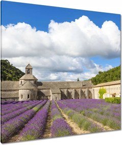 Vászonkép 90x90 Francia Provence és a lávamező