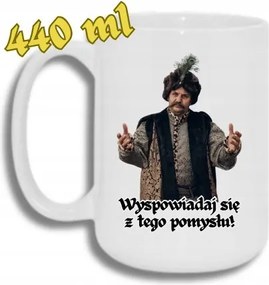 Bögre Fehér Nagy 440ML Vicces Ajándék 1670 Gyónd Meg Ezt Az Ötletet