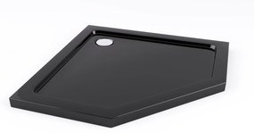 Zuhanytálca Diamond black 90x90