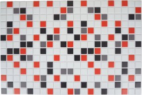 Fali Mozaik Pvc Panel Dekoratív Színes 48x96 cm