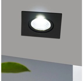 Eglo 33394 - LED Dimmelhető beépíthető lámpa SALICETO LED/6W/230V fekete