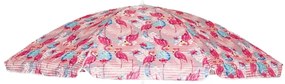 Kerti napernyő FLAMINGO 200 cm, rózsaszín