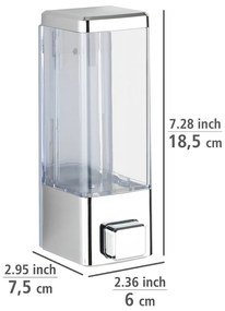 Ezüstszínű fali műanyag szappanadagoló 0.32 l Istres – Wenko