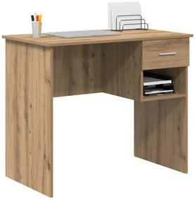 Íróasztal tárolóval Mesteri tölgy 90x49.5x75 cm Szerelt fa