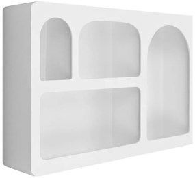 Fehér többszintes fali polc 60 cm Bryne – House Nordic