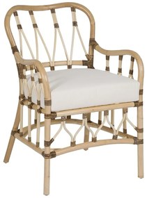 Natúr színű szőtt fotel – Ixia