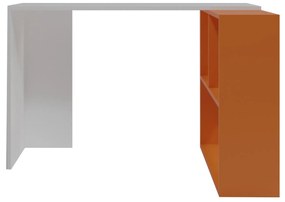 PC asztal Cander (fehér + narancssárga). 1088239