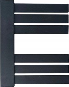 Dekoratív fürdőszobai radiátor Ervin 50/40 fekete