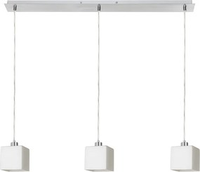 RENDL DADOS III 80 závěsná opálové sklo/chrom 230V LED E27 3x11W