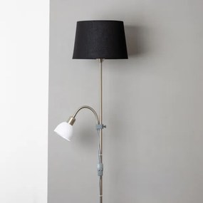 BRILAGI - Állólámpa CERIA 1xE27/100W/230V + 1xE14/25W matt króm/fekete