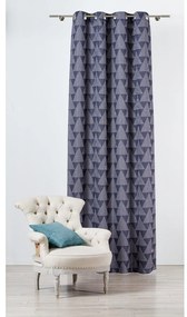 Kék-szürke függöny 130x260 cm Zatapa – Mendola Fabrics