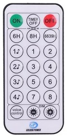 Solight 1V11-W - LED Karácsonyi lánc 576xLED/8 funkció 8m IP44 hideg fehér + távirányító