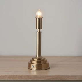Endon modern asztali lámpa upton rechargeable antik sárgaréz end110461