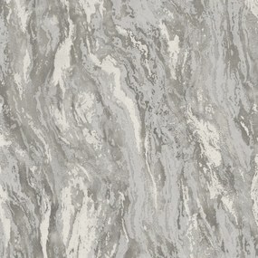 Arthouse Signature 2 Luxe Texture ezüst-fémes márvány mintás fémhatású vlies tapéta – 299102
