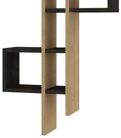 Fali polc Emse - Sapphire Oak, Anthracite
