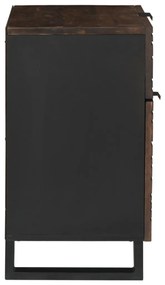 Éjjeli szekrény 50x33x60 cm Tömör fa Tölgy