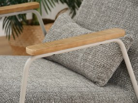 Fotel Elba (szürke bézs + tölgy). 1110001