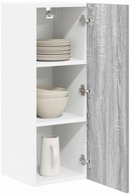 Függő szekrény Riga Szürke Sonoma és fehér 30 x 31 x 80 cm