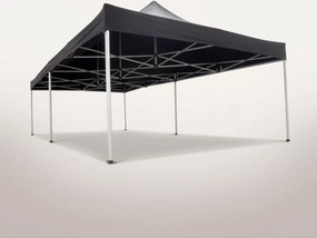 Party sátor 8 × 4 m PROFI HEXA, Fekete