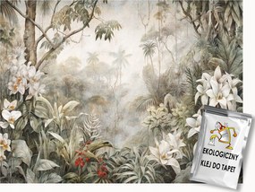 Fotótapéta Flizelina Trópusi Erdő Dzsungel Virágok Orchidea 300x210 ragasztó