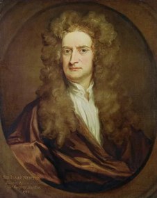 Művészeti fotózás Portrait of Isaac Newton, 1702, Kneller, Godfrey, (30 x 40 cm)