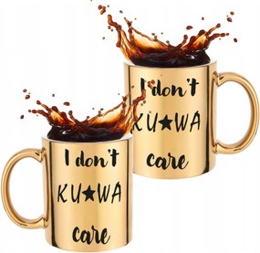 I Dont Care Kávés Bögre Vicces Munka Arany Kerámia