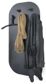 Fekete fém fali fogas 55 cm Espen – Spinder Design