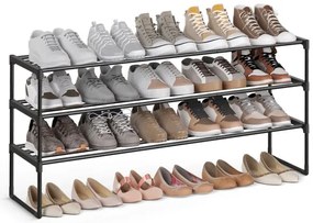 Cipőtároló ALVORO fekete