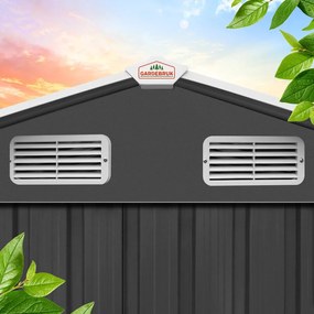 Kerti szerszámtároló ház XL, 196x132x188cm, antracit Gardebruk