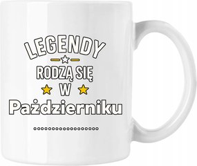 Bögre Legenda Születésnap október Fehér 330ml