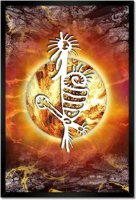 Poszterek keretben 40x60 Kozmikus találkozás