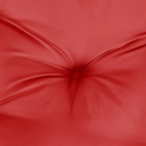 2 db piros oxford szövet kerti padpárna 120 x 50 x 7 cm