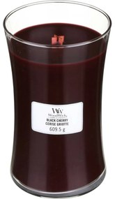 WoodWick Illatos gyertya nagy váza Black Cherry,609 g