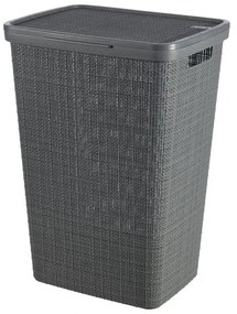 Jute sötétszürke szennyeskosár, 58 l - Curver