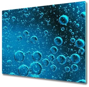 Üveg vágódeszka Buborékok víz alatt 60x52 cm