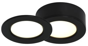 NORDLUX Kitchenio beépíthető lámpa, fekete, beépített LED, 2W, 170 lm, 2015450103