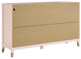 Westerleigh rózsaszín komód, 144 x 85 cm - CosmoLiving by Cosmopolitan