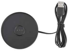 Asztali lámpa fekete LED-del, újratölthető, töltőállomással IP65 - Raika