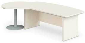 Manager LUX asztal, bal, 255 x 155 cm, világos akác