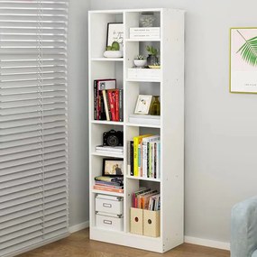 Könyvespolc 53x17x150cm fehér VP02