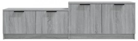 szürke sonoma színű szerelt fa TV-szekrény 158,5 x 36 x 45 cm