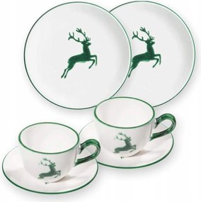 Gmundner Kerámia reggeliző szett két személy részére 6 részes