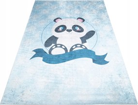 Gyerek Szőnyeg Színes 120x170 Panda kockás