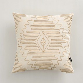 Boho Rhythm párnahuzat 45x45 cm krémszínű