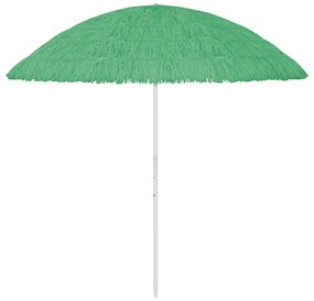 zöld hawaii stílusú strandnapernyő 300 cm